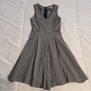 Striped banana republic dress